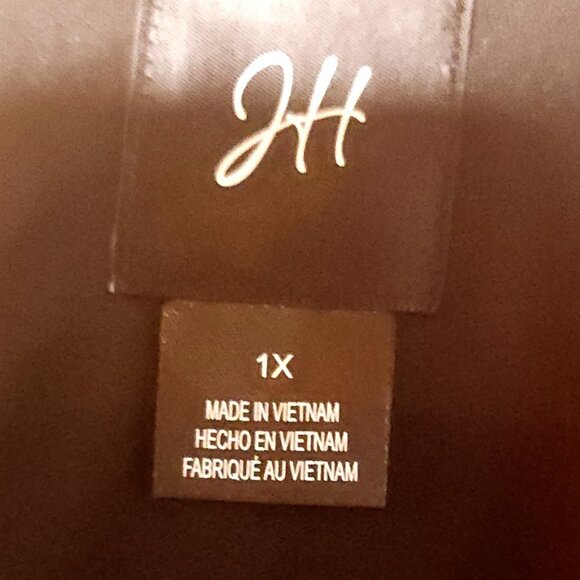 JH Womens New Plus Plaid Red Shift Dress - Picture 6 of 10